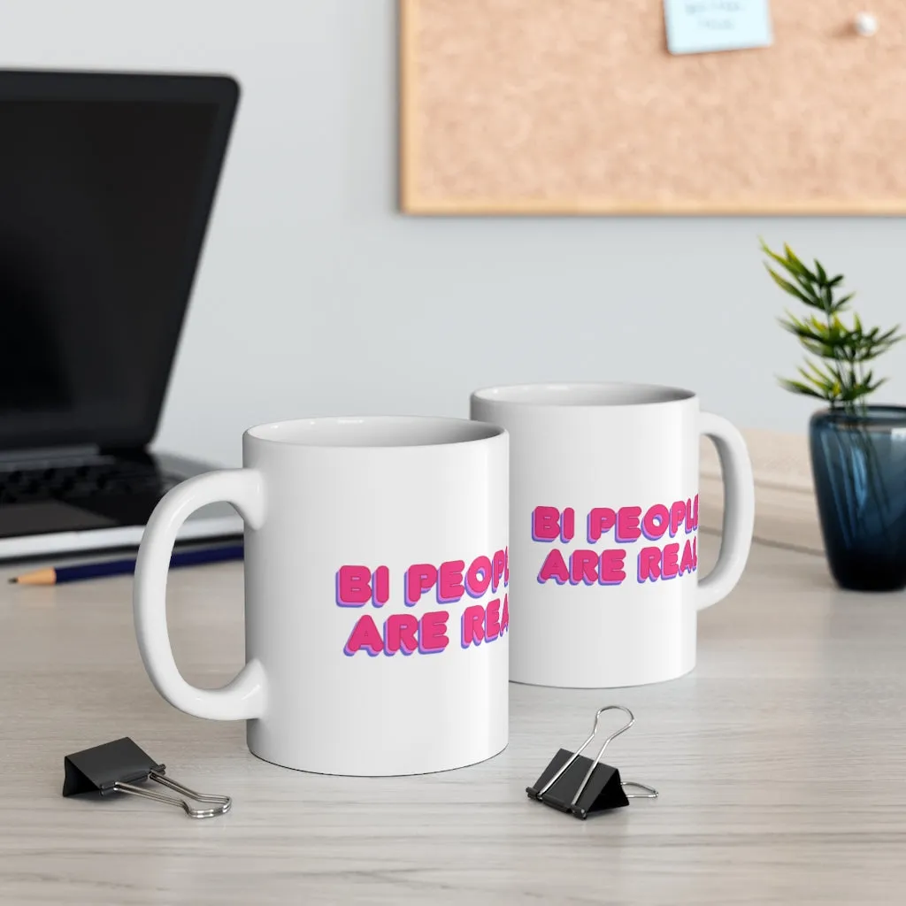 Bi People Are Real Mug