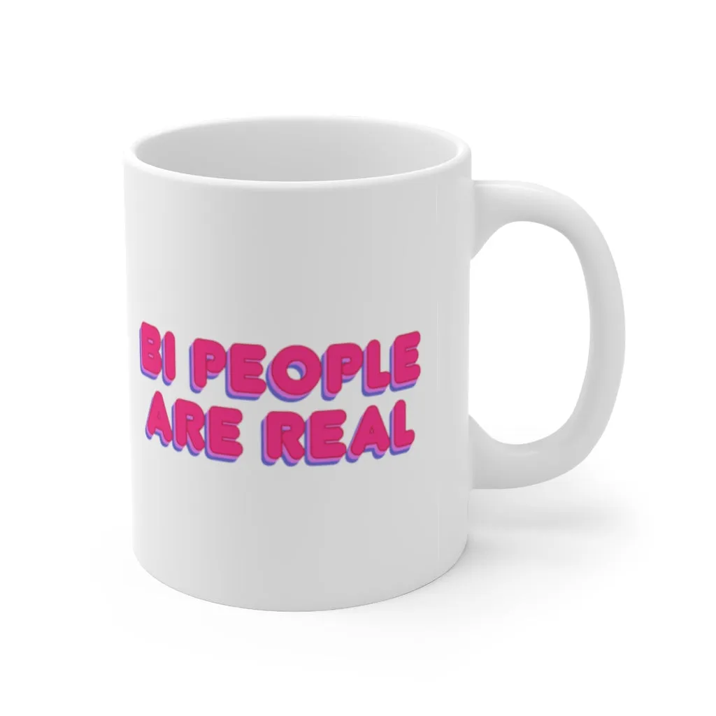 Bi People Are Real Mug