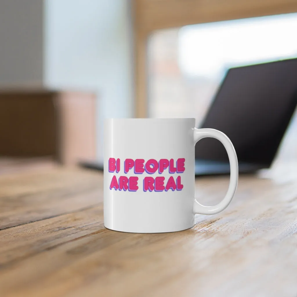 Bi People Are Real Mug