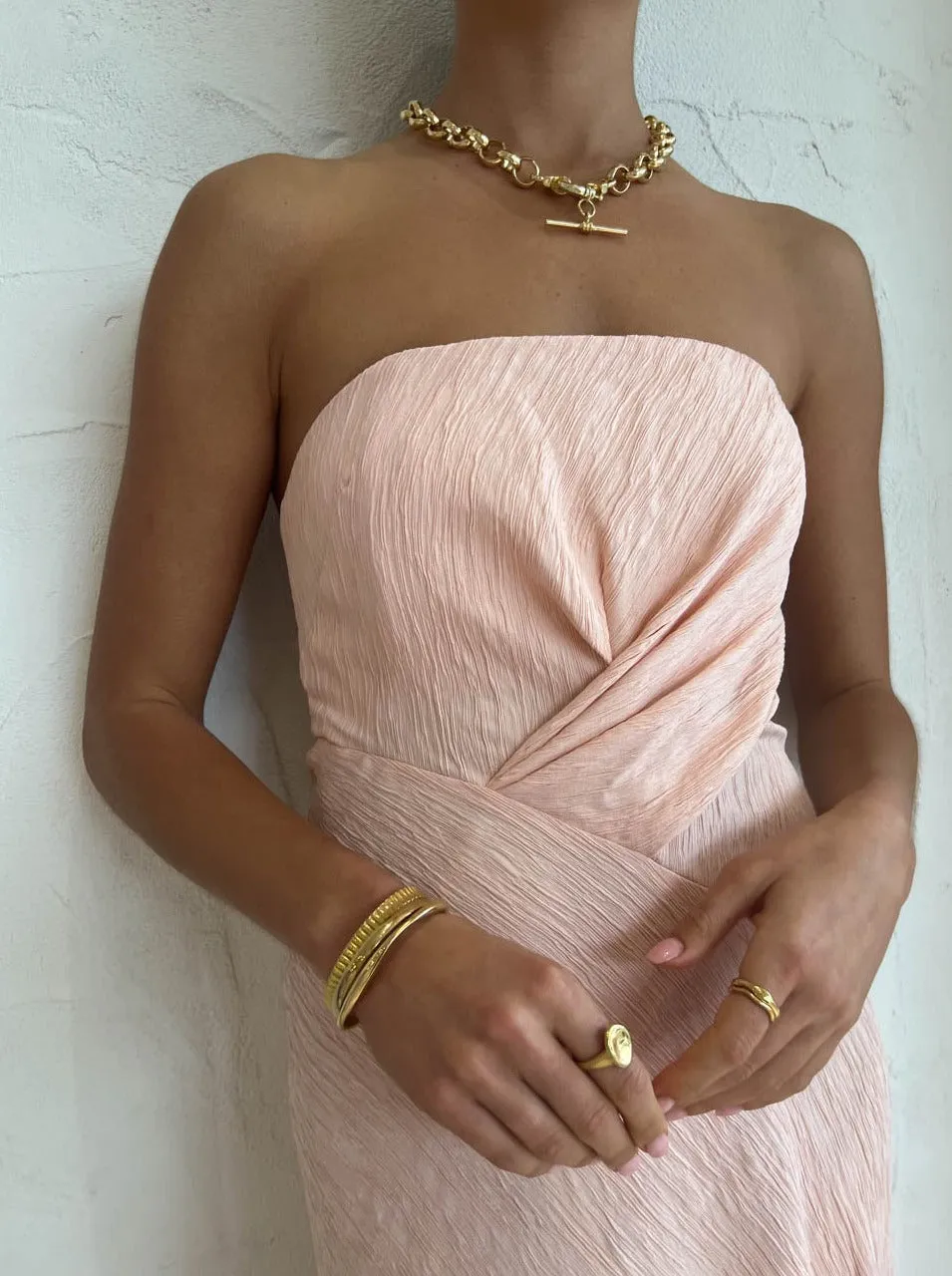 One Fell Swoop Quartz Midi Dress in Blossom
